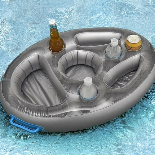 Summer Inflatable Float Beer Drinking Cooler Table
