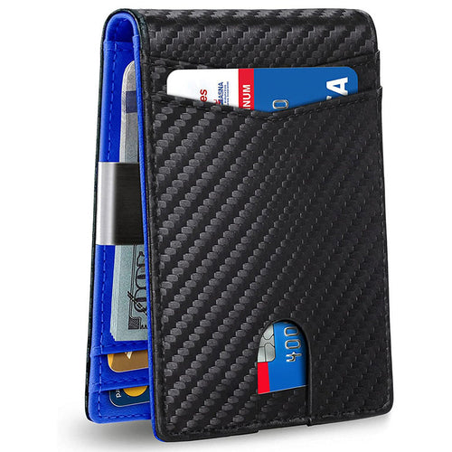 Foreign trade leather anti-theft RFID card holder men's US dollar card